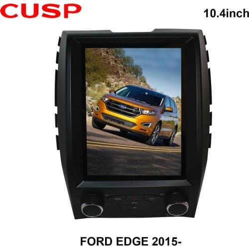 Tesla style vertical Android 9.0 Car GPS for Ford EDGE 2015- Auto A/C GPS Nagavition Car radio player car multimedia car stereo