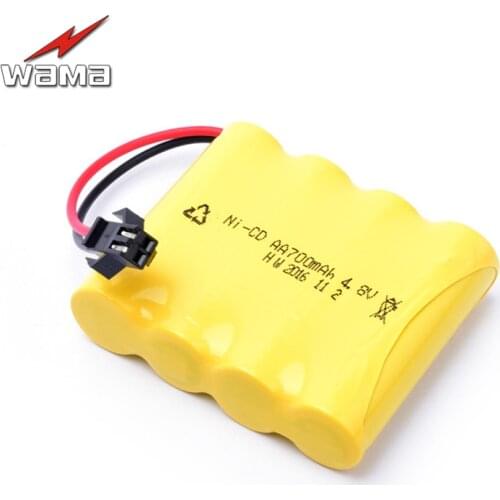 WAMA 700mAh Ni-Cd AA rechargeable Li-ion Battery pack 4S in Series Batteries for Remote Control Car Toys Razor Drop Ship