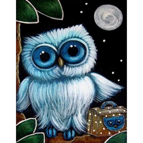 YIKEE owl diamond painting full Diamond Embroidery Sale Diamond Art Mosaic Crystal Handicraft Wall h1605