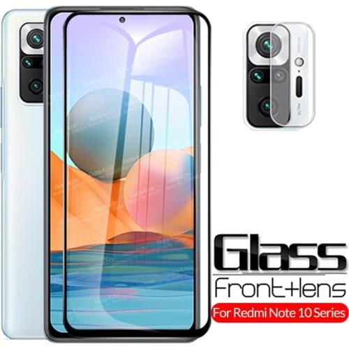 9D Full Glue Protective Glass For Xiaomi Redmi Note 10 Pro Camera Glass Screen Protector Xiomi Redme Note10 Not 10Pro Cover Film