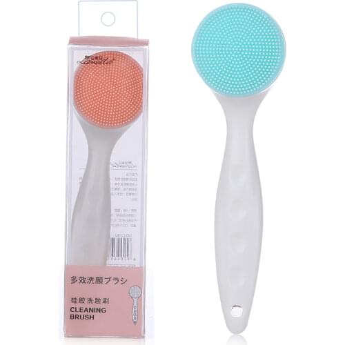 1Pcs Silicone Facial Cleansing Brush Skin Deep Cleaning Beauty Face Scrub Exfoliating Brush