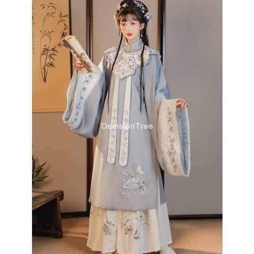 2021 chinese traditional costume women ancient hanfu cosplay lady elegant stage costume oriental dance wear performance costume