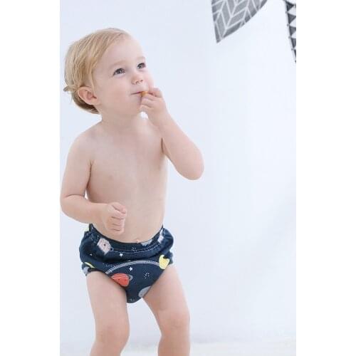 Baby Diapers Training Pants Reusable Cloth Nappies Water-Absorbing 6 Layers Boys Girls Cotton Panties Toddler Washable Underwear