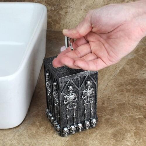 460ml Soap Dispenser Square Skeleton Refillable Hand Cleanser Bottle Large Capacity Sturdy And Durable Soap Dispenser