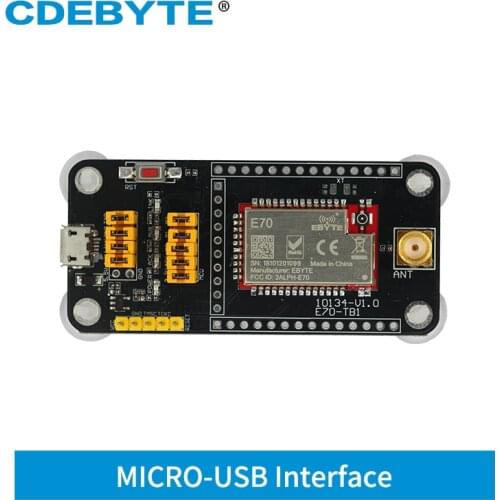 E70-433TBL-01 CH340G USB Test Board For CC1310 UART 433MHz Modbus 14dBm E70-433T14S E70 Series Module CDEBYTE