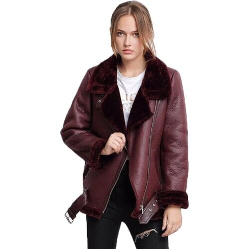 HBEN Women's Jackets With Fur
