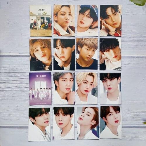 8Pc Kpop Bangtan Boys 2021 NEW Album Lomo Card The Best HD Cards Poster Photocard JIMIN JUNGKOOK SUGA V JIN RM Fans Gift