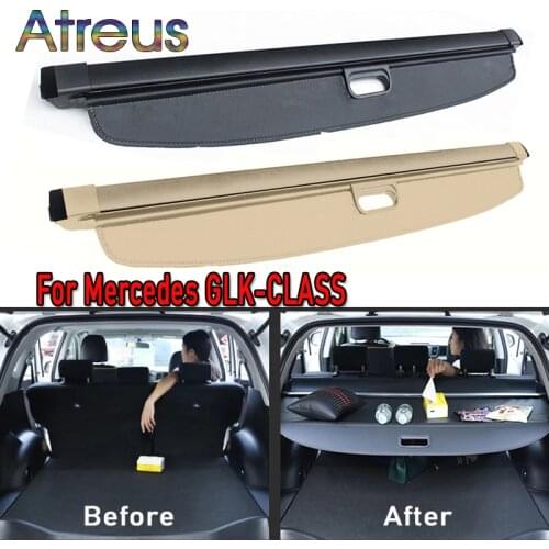 Trunk Parcel Shelf Cover for Mercedes Benz X204 GLK GLK-Class GLK350 GLK300 Retractable Rear Racks Spacer Curtain Accessories