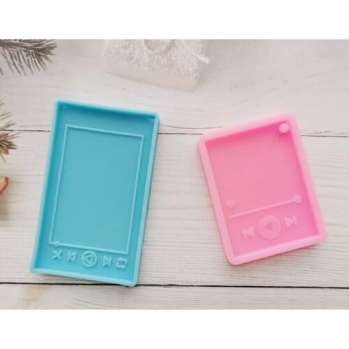 Mp3 Player Decor Keychain Pendant Silicone Mold DIY Jewelry Fillings Charms Handmade Epoxy Resin Mini Mould Accessory Craft