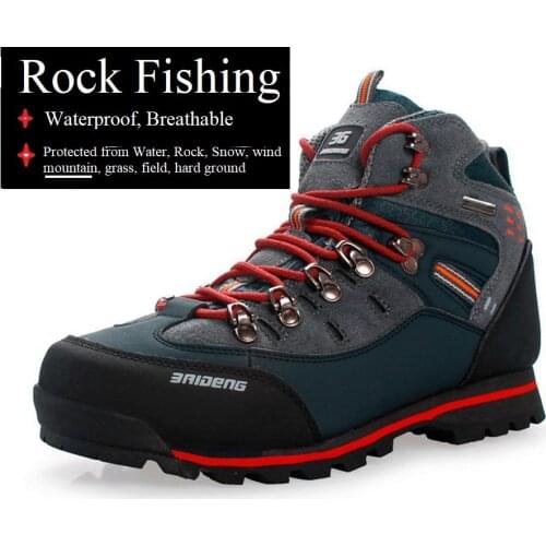 Fly Fishing boot Rock Fisher Shoes Quick-dry wear resistant breathable wading tackle outdoor Anti-slip rock Drainage Men 2021new