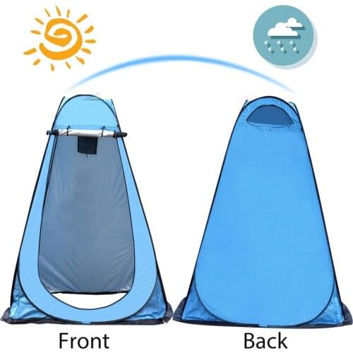 Easy Set Up Portable Outdoor Shower Tent Pop Up Pod Changing Room Privacy Tent Camp Toilet Rain Shelter for Camping and Beach