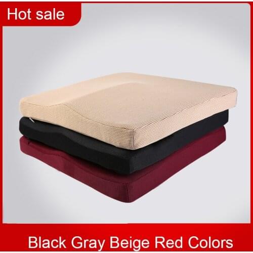 Car Seat Cushion Memory Foam Seat Cover Car Driving Test Driver Seat Pad Chair Cushion 40*40*4cm