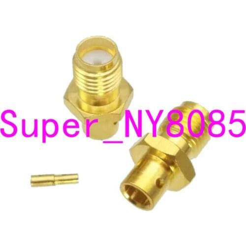 10pcs connector SMA female Jack semi-rigid RG402 0.141" straight
