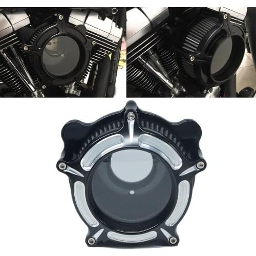 Transparent Air Cleaner Intake Filter Air Filter For Harley Sportster 883 1200 Touring Street Glide Road Glide Softail Dyna 2018