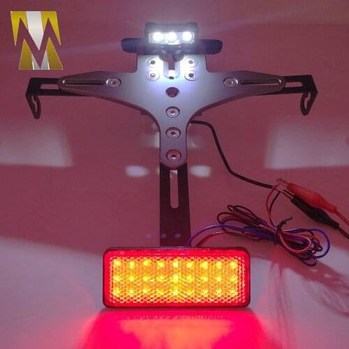 Adjustable License Plate Bracket Licence Plate Holder for Yamaha mt07 mt09 r1 r3 for Suzuki for Kawasaki z800 z 800 z1000 z 1000