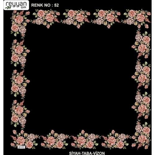 REYYAN SILK OYALIK WRITING (NEW QUALITY)-12967 - RENK-52