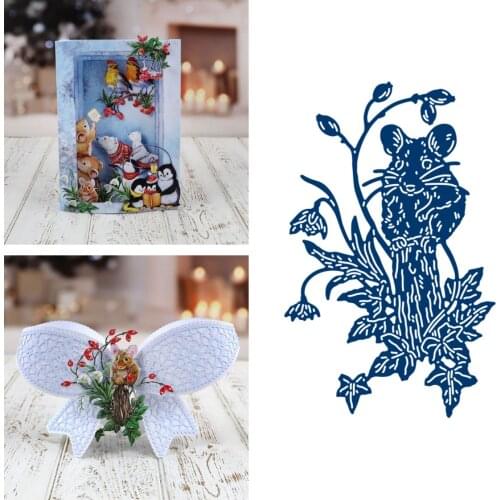 Tree Trails Flower Die Cutting Dies Scrapbook Diary Decoration Stencil Ebossing Template DIY Greeting Card Handmade Maker Albums