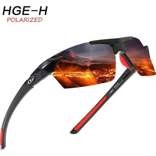 HGE-H Summer New Style Men Polarized Sunglasses Driving Photochromic Lens Travel Sun Glasses Male Sports Goggles UV Shades KH155