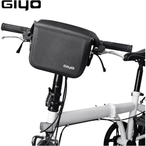 GIYO Waterproof Bike Handlebar Bag Quick Release Bicycle Pannier Front Frame Storage Cycling Basket Bag For Commuter Casual Bike