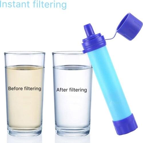 Water Filter Straws Camping Equipment Security And Survival Emergency Hiking Accessories Portable For Trekking Pocket Ultralight