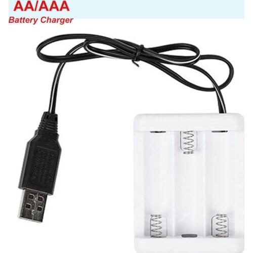 Universal 3 Slot USB Battery Charger For AA / AAA Battery Rechargeable Battery Quick Charge Adapter Battery Charging Tools