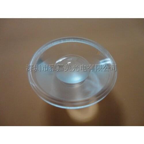 High quality COB lens diameter 42MM 40 degrees Concave surface, Integrated light source LED lens , high power lens