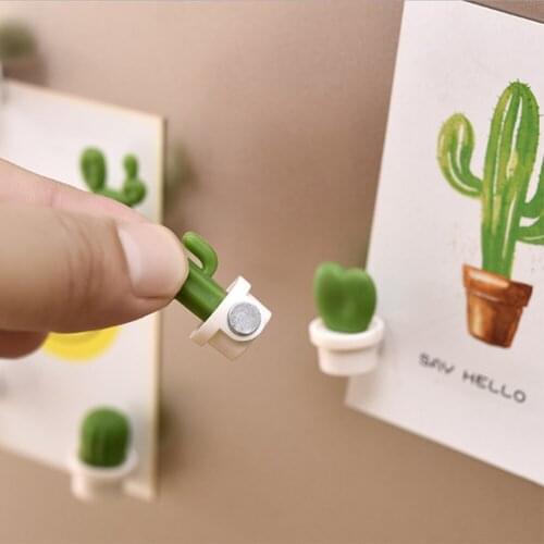 Funny Cartoon plant Cute Fridge Magnet Sticker Refrigerator Home Decoration