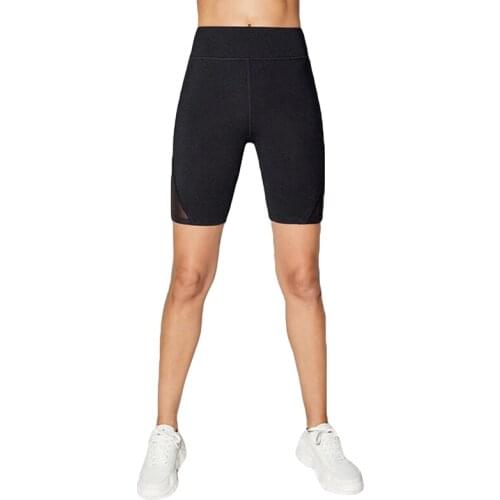 Women Workout Out Mesh Patchwork Leggings High Waist Elasticity Sports Leggings Fitness Sports Running Athletic Leggings