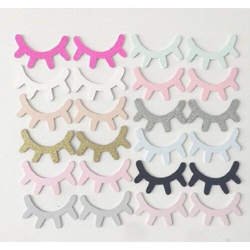 1Pair 3D Wooden Eyelash Wall Sticker Nordic Style Wall Stickers DIY Baby Kids Room Living Room Home Decoration Nursery Wall Art