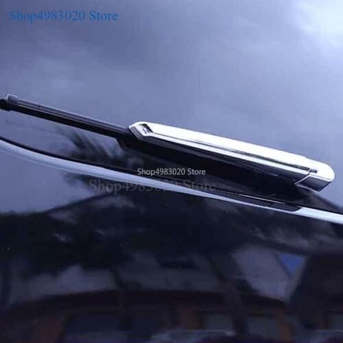 Fit for Mercedes-Benz Vito (W447) 2014 2015 2016 2017 Accessories ABS Chrome Rear Rain Wiper Nozzel Cover Trim 2pcs