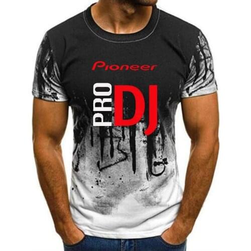 2021 DJ Pioneer T-shirt Men new summer fashion tshirt camouflage T Shirt Men Tees large size sports Fitness T-shirt H