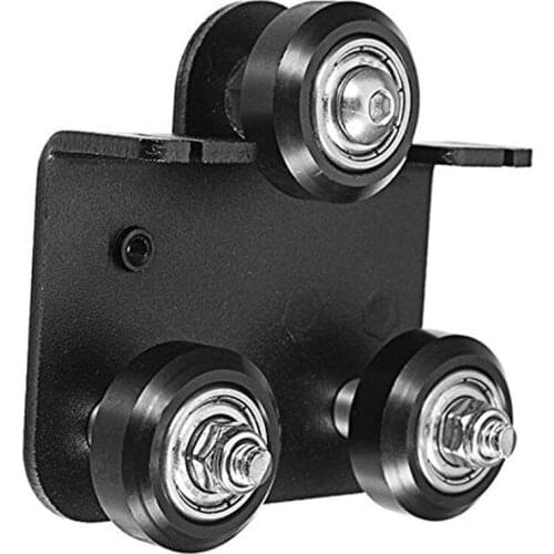 Aluminum X Carriage Plate with Wheels Back Support Plate for CR-10 CR-10S ENDER-3 GK99