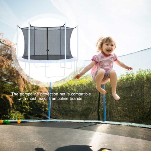 12FT/13FT/14FT/15FT/16FT Trampoline Protective Net Anti-Fall Trampoline Safety Net Protection Accessories Children Supplies