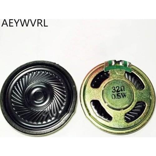 Free shipping 10PCS/LOT Voice toy small speaker 32R 0.5W inner diameter 28mm 32 Europe ultrathin magnetic buzzer