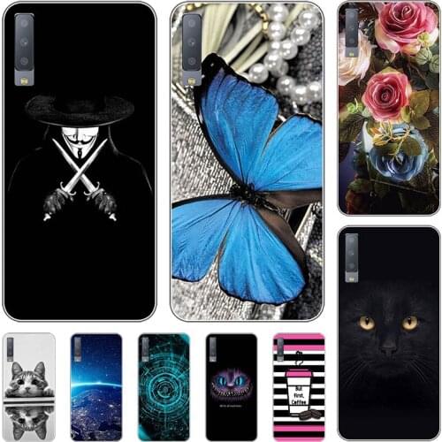 Case For Samsung Galaxy A50 A51 A 50 SM-A505F A505 A505F A50S A30S A30 A31 A305 Relief Cartoon Case Animal Cat Cover Coque