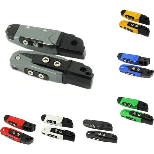 DHBH-Motorcycle Rear Passenger Footrest Foot Pegs Pedal Pads for -BMW S1000RR/XR 2015 2016 2017 S1000R 2010-2017 HP4