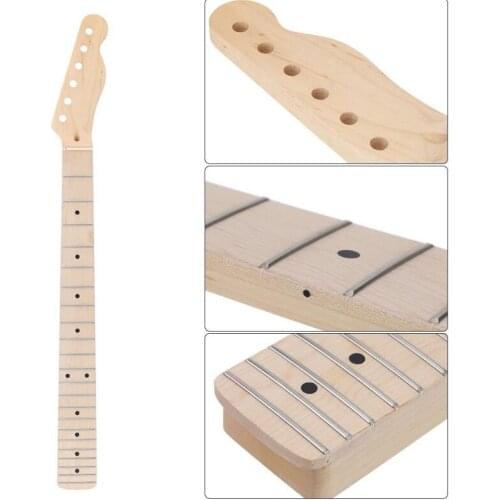 22 Fret Electric guitar neck back midline head TL type Canada imported maple handle