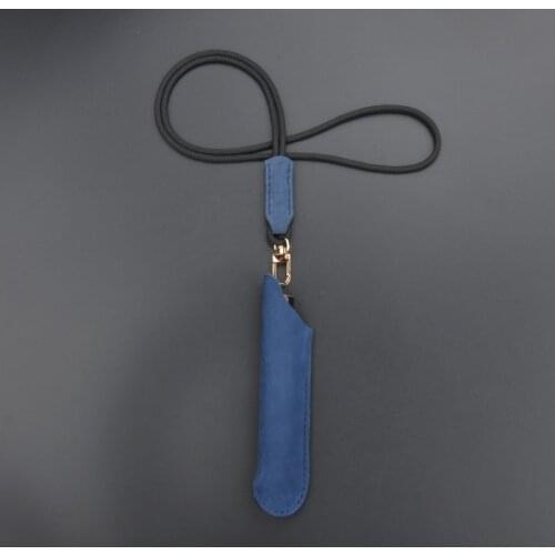 Leather Protective Pen Cover, Pen Bag, Pen Pouch With Lanyard