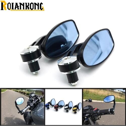 Motorcycle HandleBar End Rear view Mirror 7/8'' CNC mirrors For Yamaha YZF R1 R3 R6 R25 R125 PCX NMAX 125 Honda MSX125 Ducati