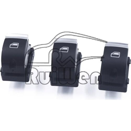 New 3 X Single Electronic Window Control Switch for Audi A6 Avant Q7 A3 Sportback A6 Allroad 2004-2015 4F0959855B 4F0 959 855B