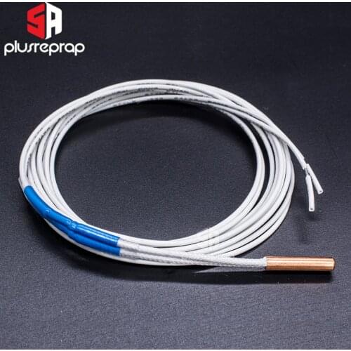 NTC 100K ohm B3950 Thermistor 3x15mm Cartridge Sensor High Temperature for 3D V6 Upgraded Heater Block 3D Printer