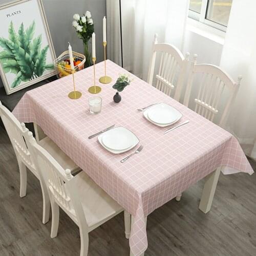 PVC Waterproof Tablecloths Plant Pastoral Table Cloth Background Cloth Plastic Table Cloth Home Decor Manteles Toalha De Mesa