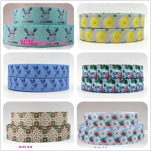 Q&N wholesale/OEM Ribbon NT design 7/8inch 22mm Cute cartoon Printed Grosgrain Ribbon 50yds/roll free shipping