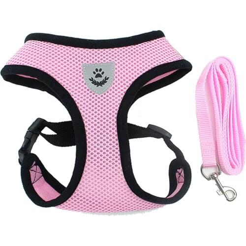 Adjustable Dog Harness Puppy Pet Dogs Vest Car Running Small Medium Large Padded Adjustable Pet Puppy Dogs Soft Vest