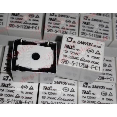 Relays SRD-S-112DM-F-C1 T73-1A-12V instead of SRD-S-112DM