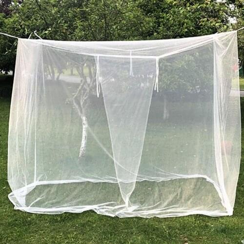 Luxury Mosquito Net Bed Mosquito Net Square Netting Curtain For Bed Canopy Camping Screen House Bunk Bed Finest Holes Mesh 380