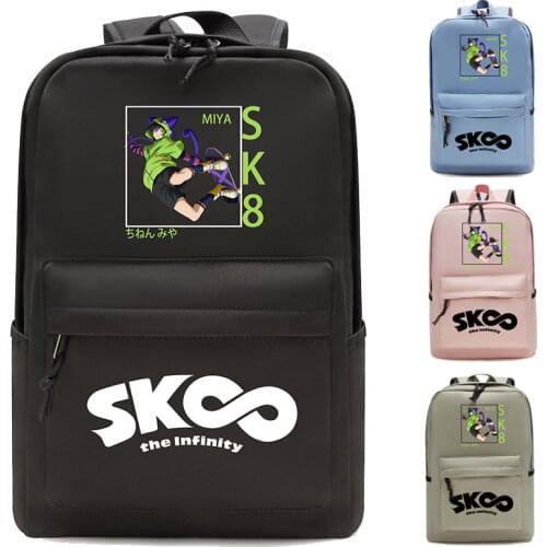 SK8 The Infinity Teenager Backpack Girls Boys School Bag Kids School Bag Anime SK8 The Infinity Laptop Backpack Bag Rucksack