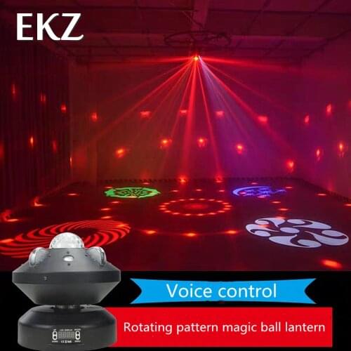 Stage lighting flash LED dj light colorful light rotating pattern lights party lght nightclub bar disco light for home