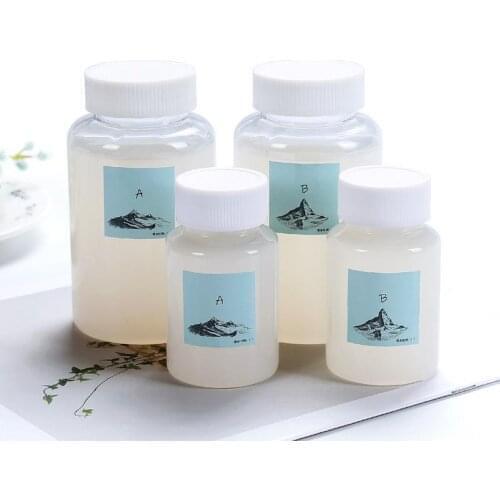 DIY Silicone Mold Making Liquid Rubber Easy To Use Make Your Own Mold Fast Curing Resin for Resin Craft 200g 500g