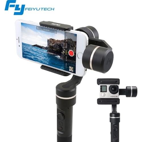 FeiyuTech SPG Splash Proof 3-Axis Handheld Gimbal Smartphone Stabilizer for iPhone X 8 7 6 Plus Smartphone for Gopro Camera